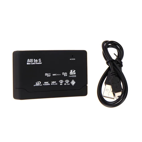 Memory Card Reader USB 2.0 SD TF CF XD MS MMC Supports Casement 98/98SE/ME