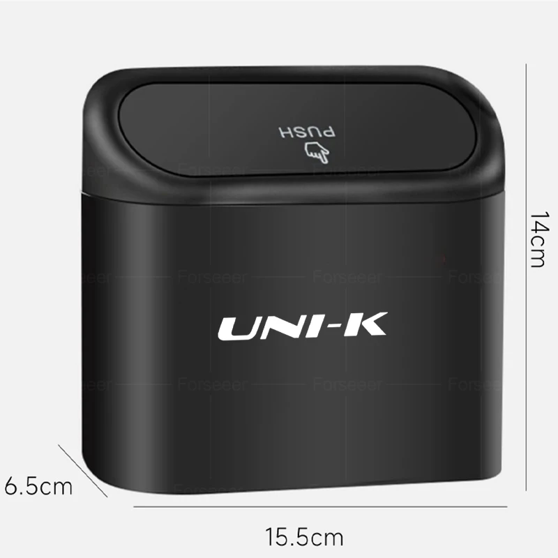 Car Trash Can Hanging Auto Trash Bin Storage Box Interior Accessories for Chang An Unik Uni k Uni-k 2.0T Suv