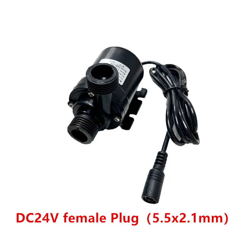 Pompa Acqua DC 24V Senza Spazzole Per Scaldacqua Solare, Portata 500-1000 L/H, Temp. -40~100°C