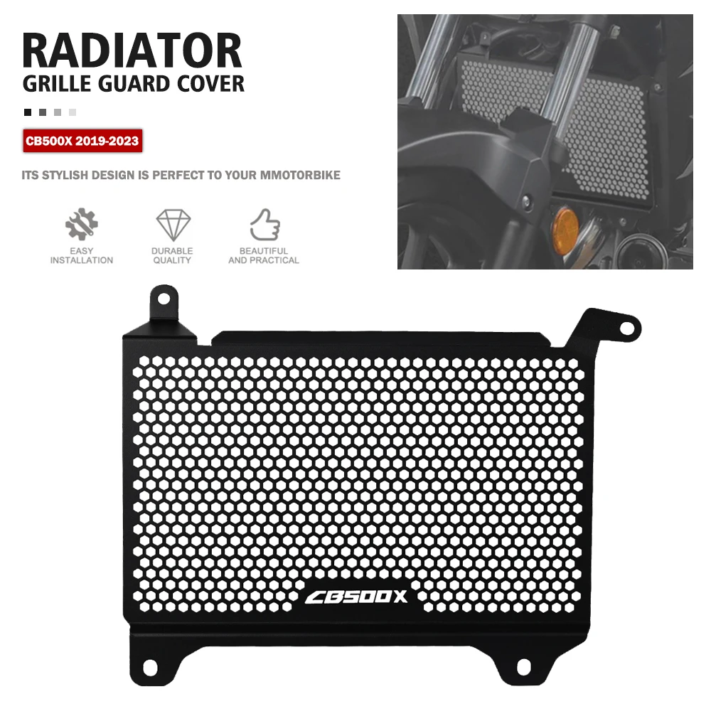

Motorcycle Accessories Radiator Grille Guard Protector Grill Cover For HONDA CB500X CB 500X CB500 X 2019 2020 2021 2022 2023