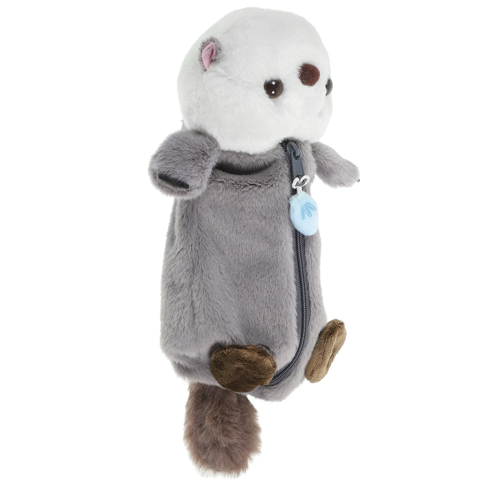 사랑스러운 동물 모양 연필 가방 학생, 교사, 예술가를 위한 지퍼가 달린 귀여운 펜 케이스 스케치 용품, 필기 도구 보관함