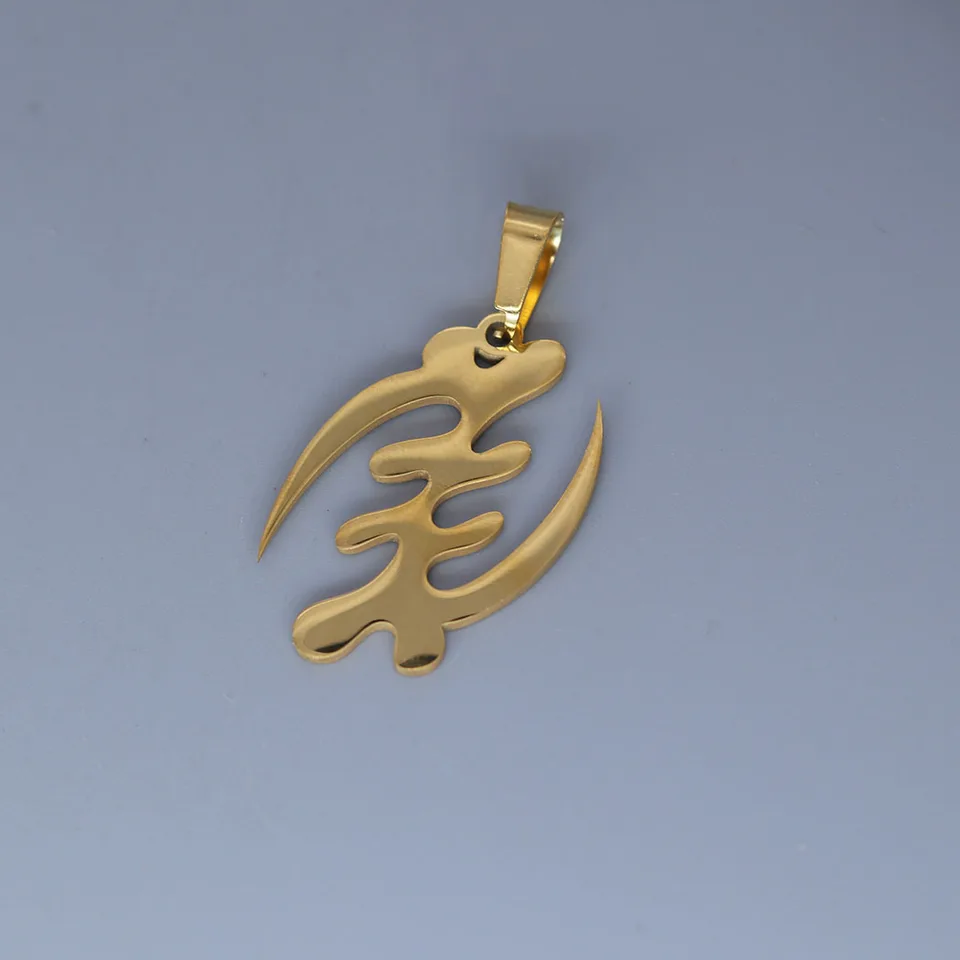 3pcs/lot Ghana African Adinkra Gye Nyame Charm Pendants Making DIY