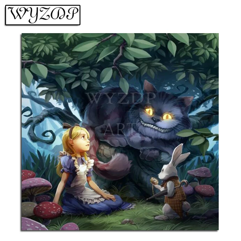 5D Diamant Malero Cartoon "Dchen Bild Voll Mm2/Runde Diamant Stickereo Stich Mosaik Geschenk Kit "Kultur 20210813