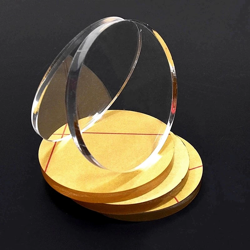 Thread 3mm Clear Cast Acrylic Circle Discs Quality Plexiglass Sheets Round Perspex Cutting Shapes For DIY Craft dressmaking material shops near me