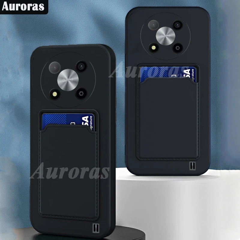 Auroras Per Zte Blade A73 5G Custodia Portafoglio Tascabile In Silicone Shell Per Zte Blade A71 A72 5G Cover Antiurto Fundas