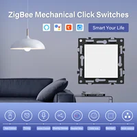BSEED Zigbee 1/2/3/4Gang Smart Light Curtain Shutter Dimmer Switches Mechanical Buttons EU Sockets USBC DIY Parts Plastic Frames - Image 4