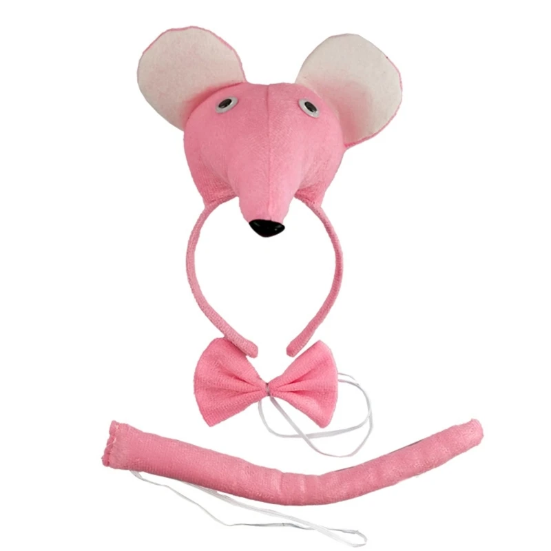 Disfraz De Ratón Para Niños - Incluye Orejas, Cola, Nariz, Pajarita, Guantes Y Tutú, Ideal Para Carnaval, Halloween O Fiestas