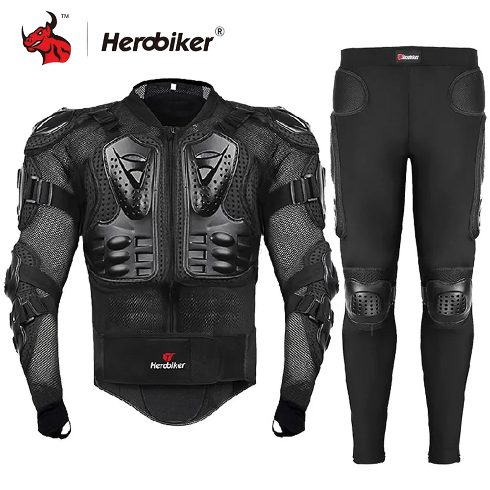 

Motorcycle Off-Road Riding Protective Kit Motocross Race Motorcycle Knee Pads Armor Race Cycling Jacket Motorcycle Equipment