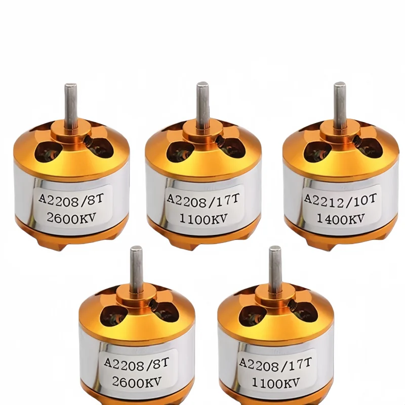 Motor Brushless A2208 1000-2600KV pre RC Drone Quadcopter Lietadlo