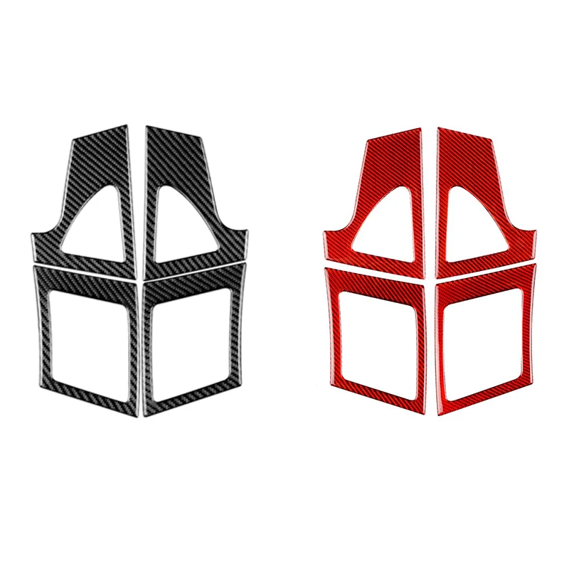 

Для Mitsubishi Lancer 2008-2015 наклейка на приборную панель из углеродного волокна с боковым отверстием для вентиляционного отверстия Крышка отделка Аксессуары для рамы