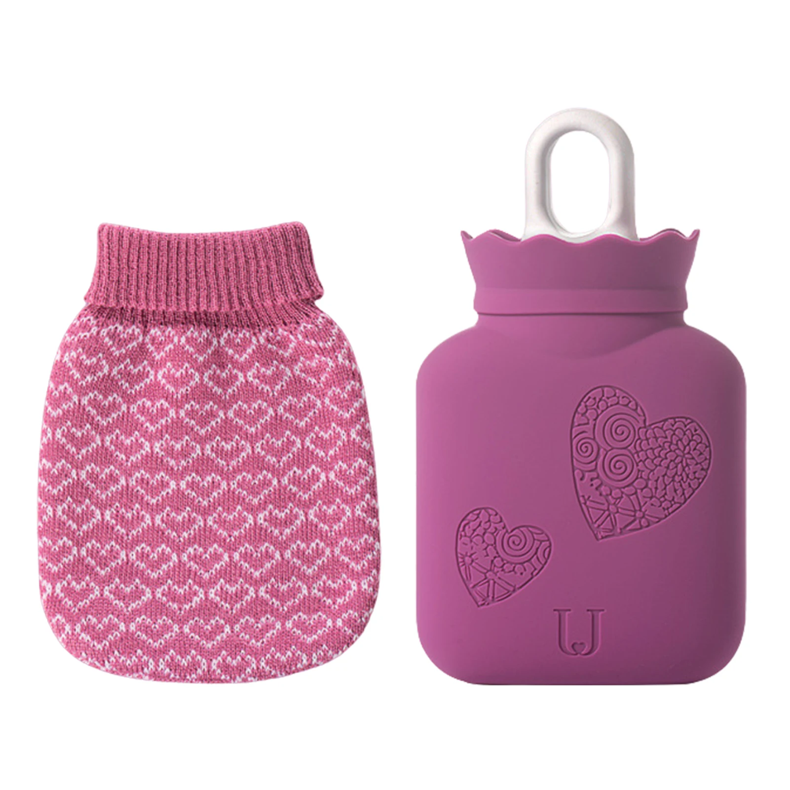 Bolsa de agua caliente con calefacción por microondas, de agua caliente portátil de 340ml, bolsa de agua caliente para dolor de período, cuello y hombros, regalo de pies de agua caliente| - AliExpress