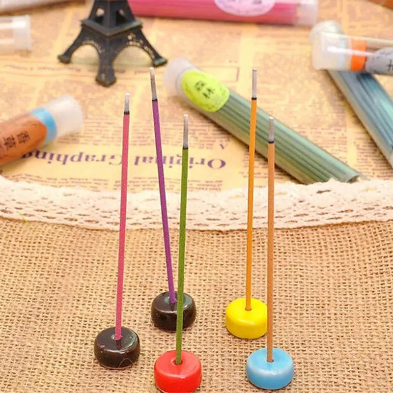 Incense Sticks 60Sticks Incense Burner Natural Aroma Purifying Air Lavender Rose Freshener Aromatherapy Meditation Household