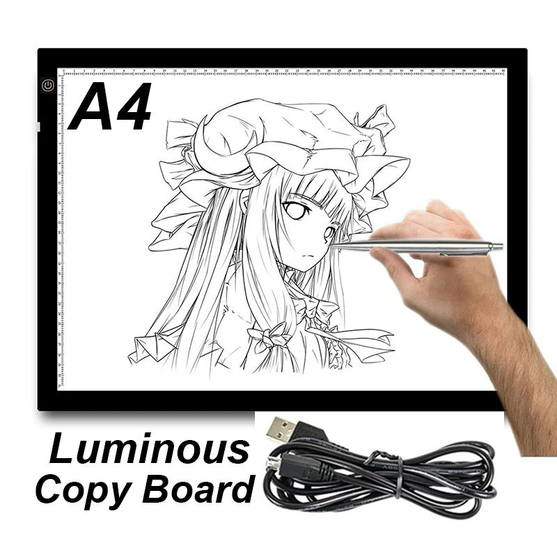 Copy Board Drawing Board Light-Transmitting Table A4 Animation Drawing Board Light-Emitting Board Sketch Drawing Board Copy