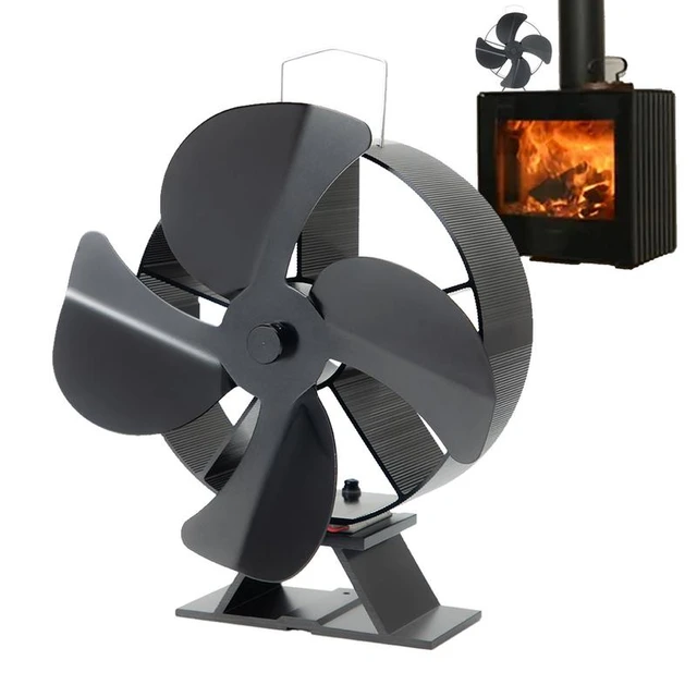 Heat Powered Fan Fireplace Fan For Wood Burning Stove Thermal Fans For Wood/Log  Burner/Fireplace No Electricity Required - AliExpress