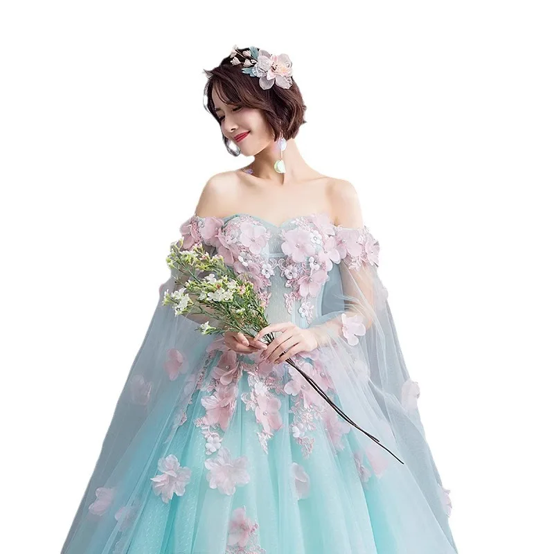Quinceanera Ball Gown Prom Dress for Plus Size Girl Customized