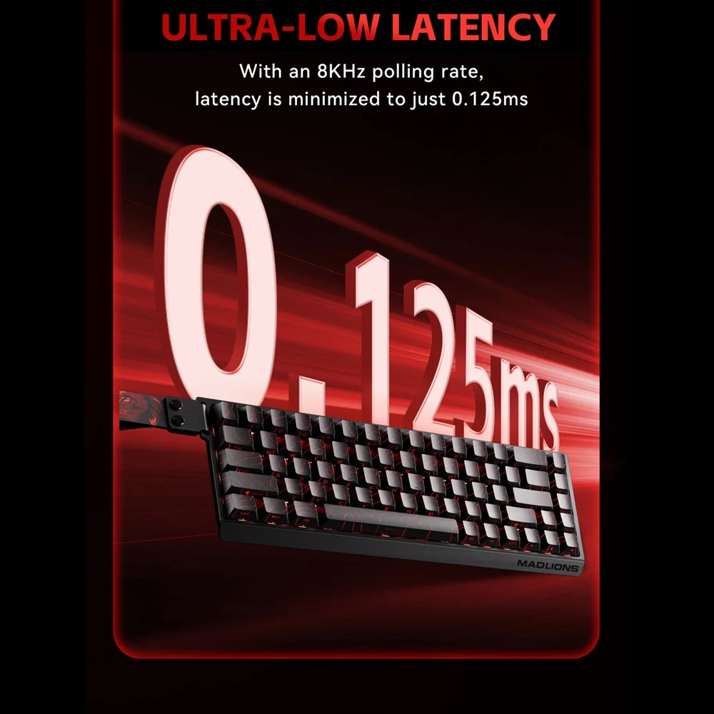 MADLIONS Mad60/68 HE Mad 60/68 PRO Mechanical Keyboard Magnetic Switch Wired Hot Swap Customized Gaming keyboard PC Gamer Access