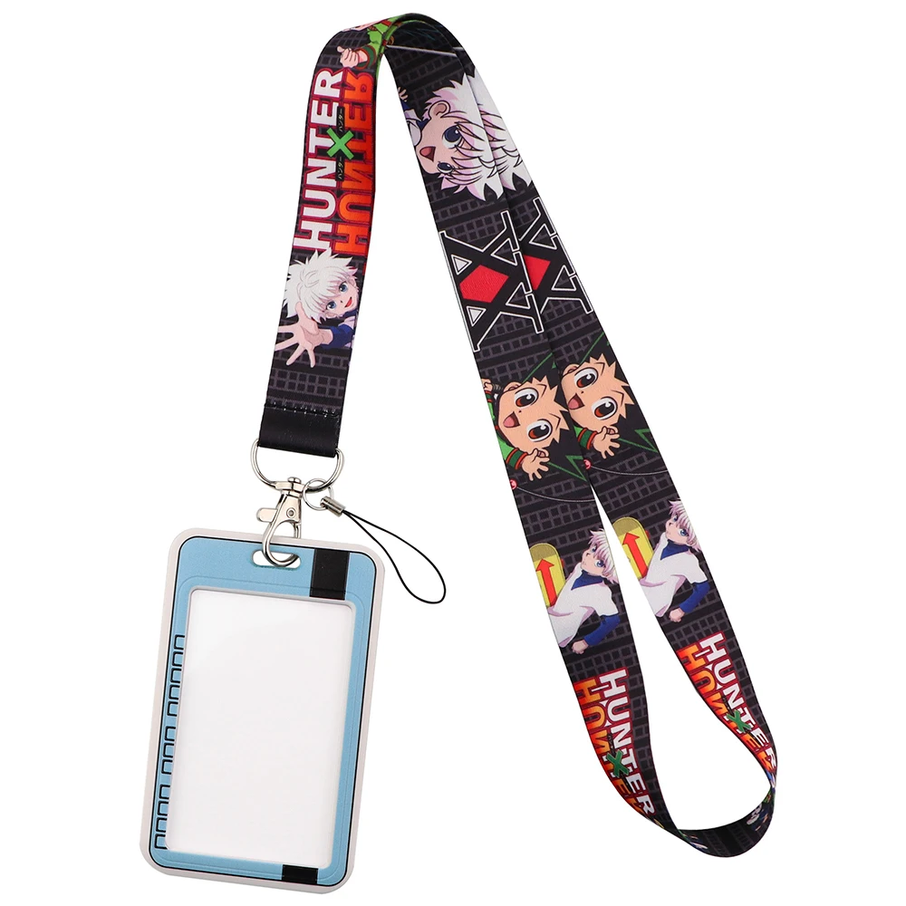 ER1745 Anime Boy HUNTER&times;HUNTER Lanyard Card Holder Student Hanging Neck Mobile Phone Lanyard Badge Subway Access Card Holder