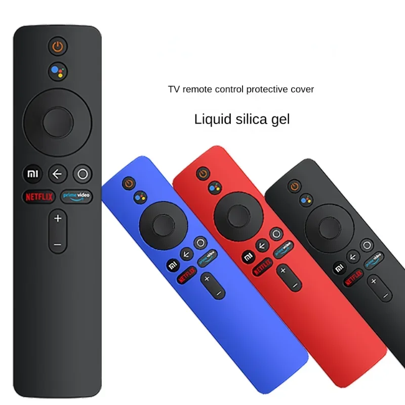 Silicone Protective Case for Xiaomi Mi TV Box S (2nd Gen) Remote, 4K TV  MiBoX 2nd Gen Stick Remote Control Anti Slip Silicone Protective Skin Cover