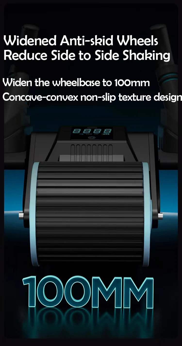 Ab Roller Wheel for Abdominal Fitness Rebound Ab Abdominal Wheel with Smart Counting Exercise Roller for Ab Workout 8 Ab Roller Wheel for Abdominal Fitness Rebound Ab Abdominal Wheel with Smart Counting Exercise Roller for Ab Workout 2