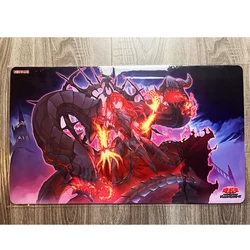 Yugioh Playmat Prisoner Princess of Fruitful Flames TCG CCG OCG Trading Card Game Mat Yu-Gi-Oh Mats-D074