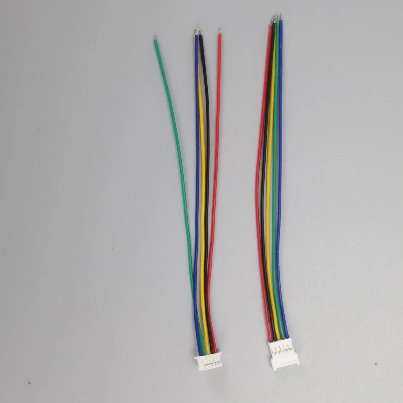 10 Pcs Mini Micro JST Plug Connector Set with Wires (100mm, Assorted Pin Options)