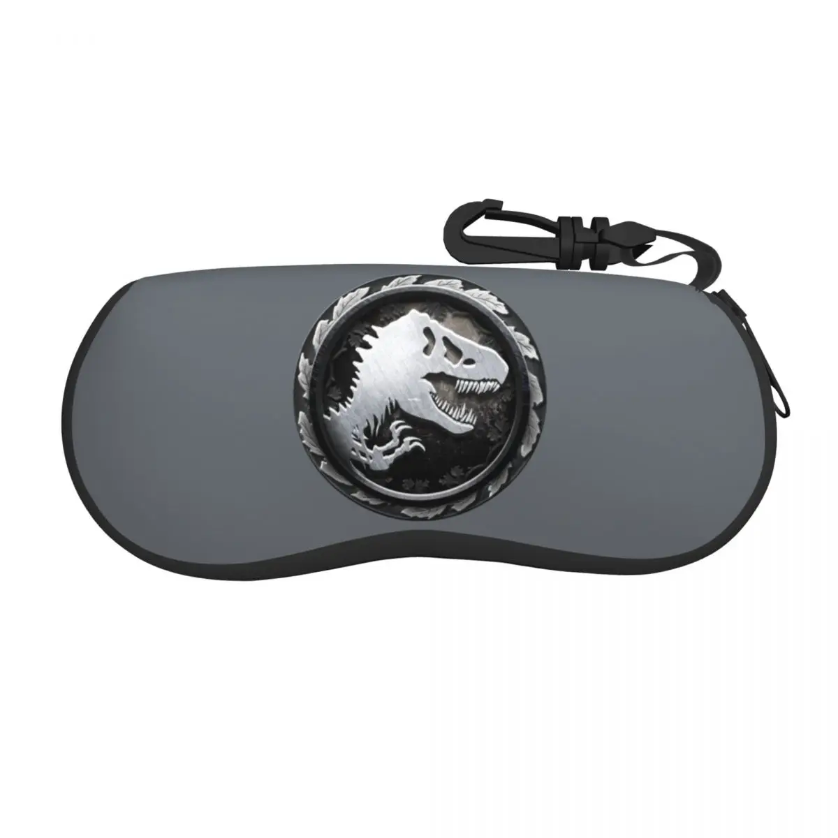 

Jurassic Parks Sunglasses Soft Case Neoprene Zipper Dinosaur Print Shell Eyeglass Case Custom Protective Box For Glasses