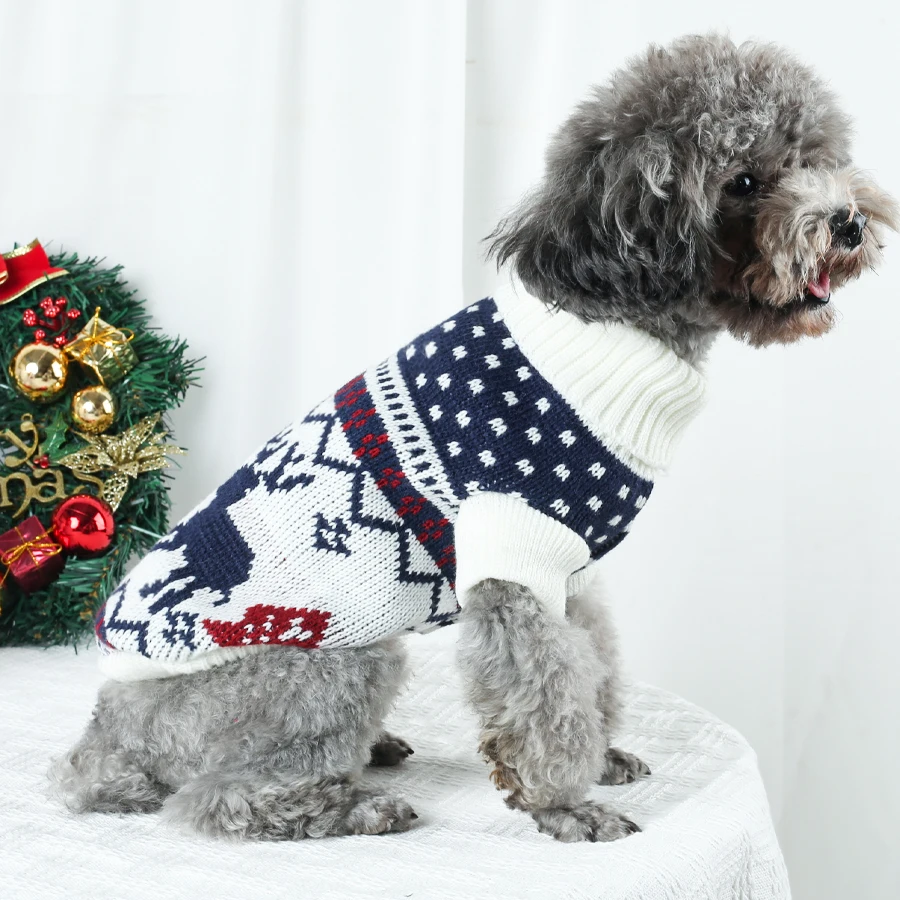 Reindeer Christmas Pet Sweater 2