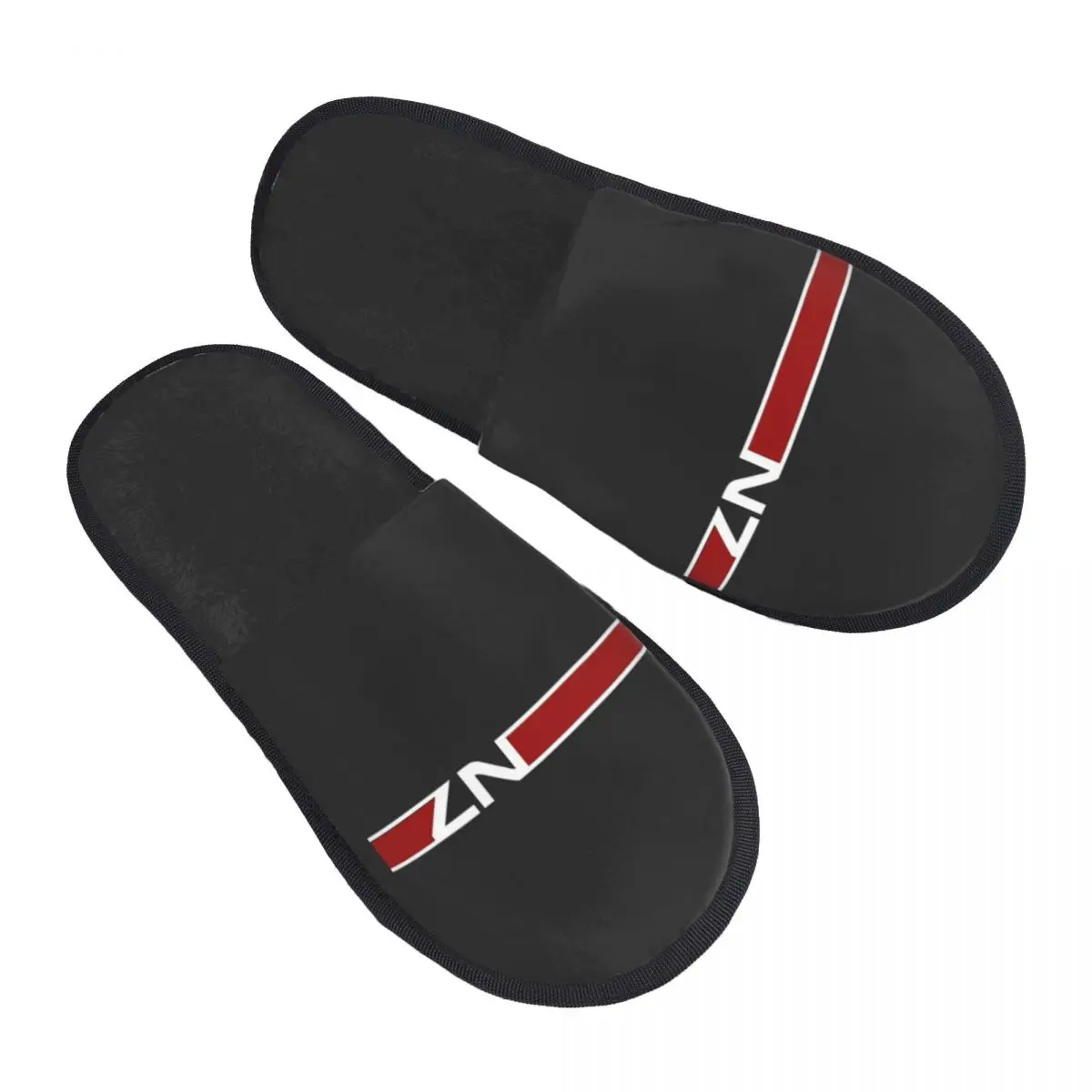 

Space Force Mark Naird Furry Slippers Non-slip Mass Effect N7 Cozy Household Fur Slippers Slides Indoor