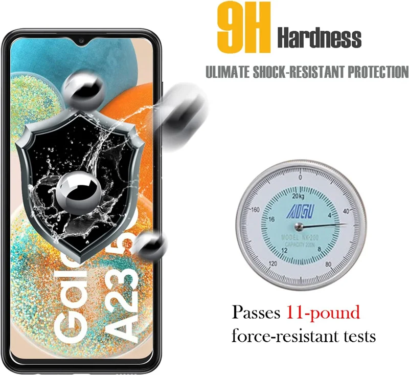 3-Pack Premium Screen Protectors for Samsung Galaxy Smartphones