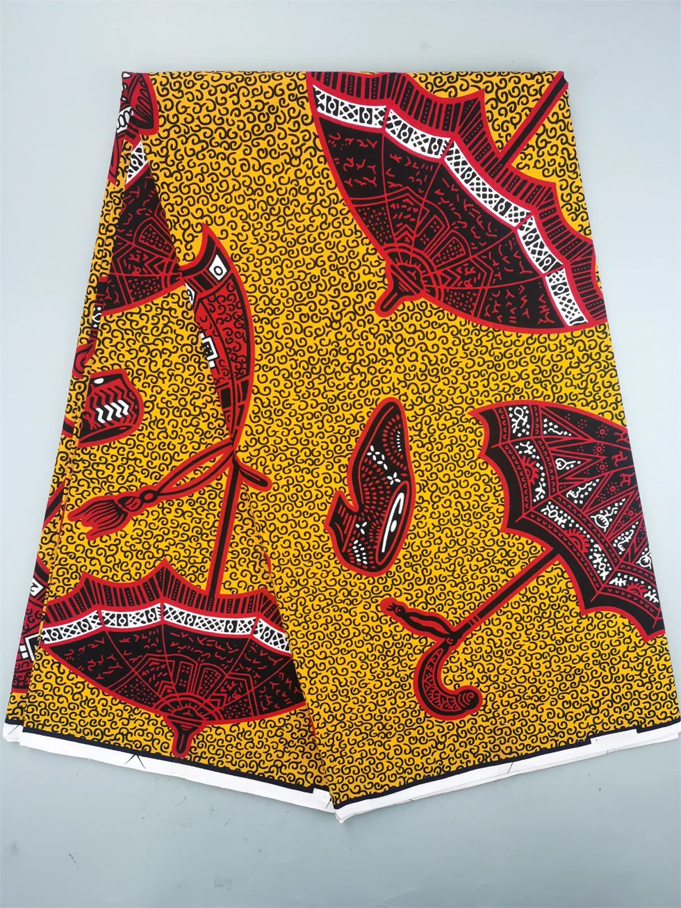 Authentic Wax Print Fabric African Dress Material 100% Cotton, 6 Yards