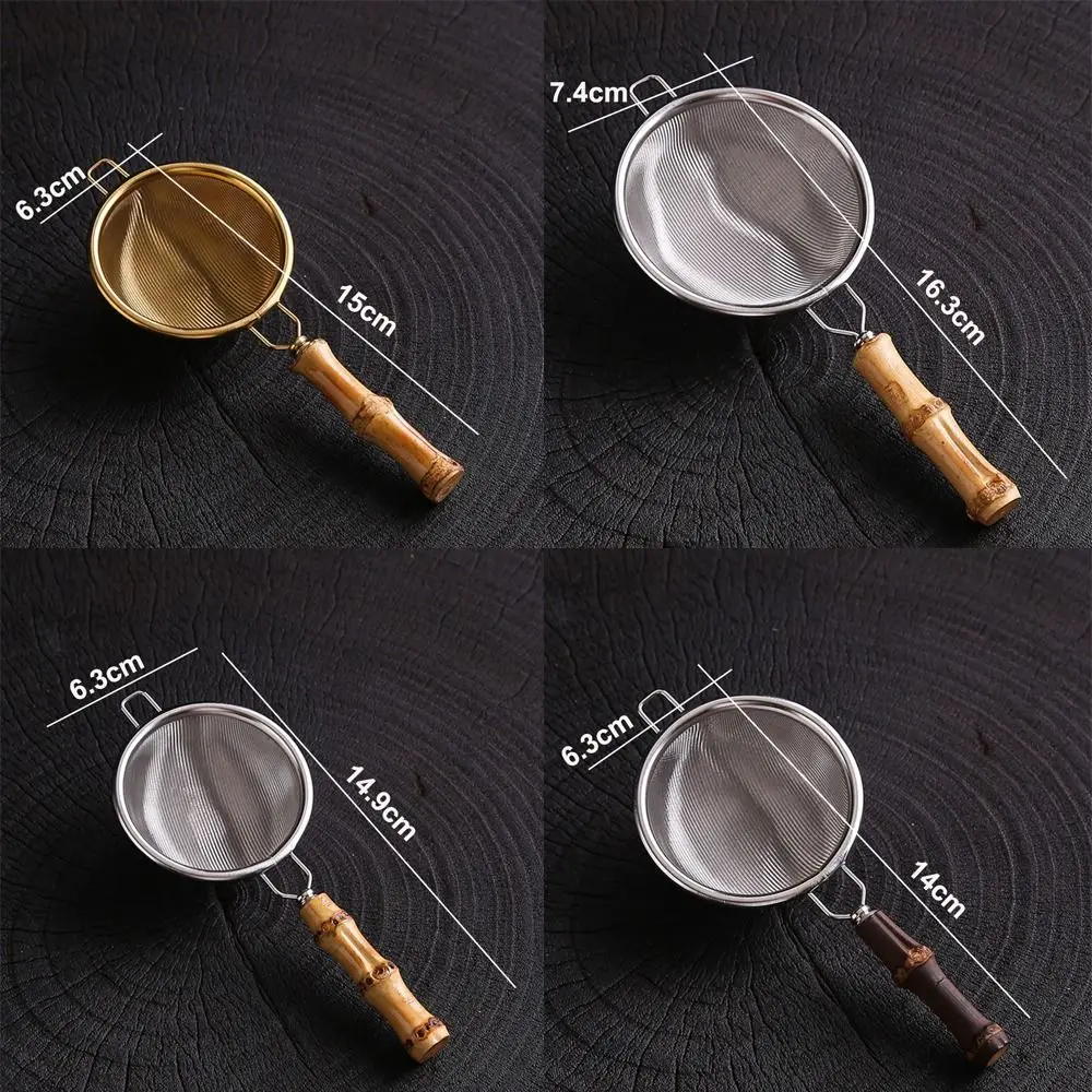 New Stainless Steel Matcha Sifter Easy to Clean Rust-Proof Fine Mesh Strainer Small Very Fine Mesh Food Sifters for Kitchen