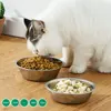 Large Capacity Dog Bowl Stainless Steel Pet Feeding Bowl Cat and Dog Food Drinking Bowl Metal Feeding Bowl Durable and Cheap 3
