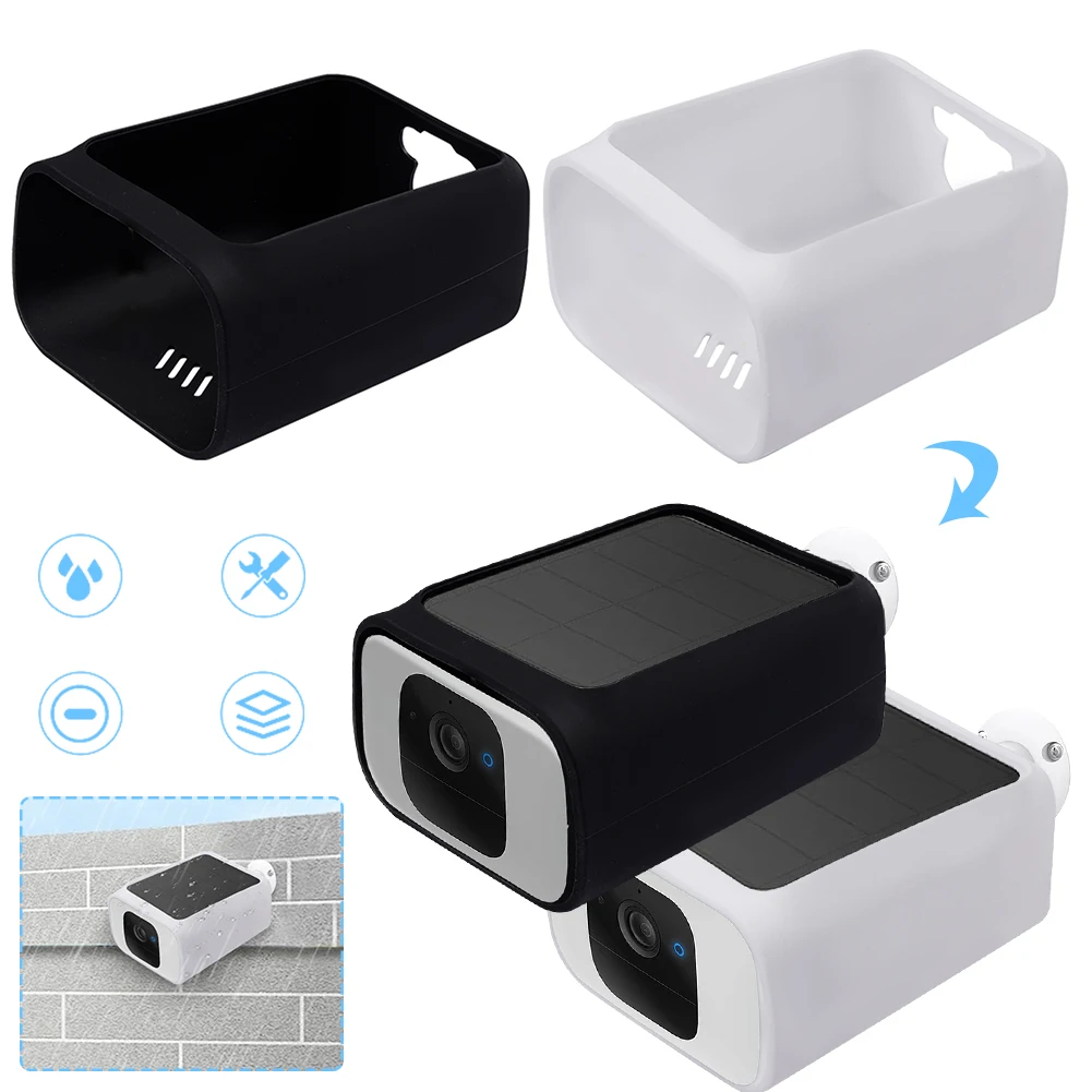 Eufy 보안용 야외 솔로캠 S230(S40) 용 실리콘 커버 스킨, 자외선 및 비 보호 케이스, 카메라 보호 스킨