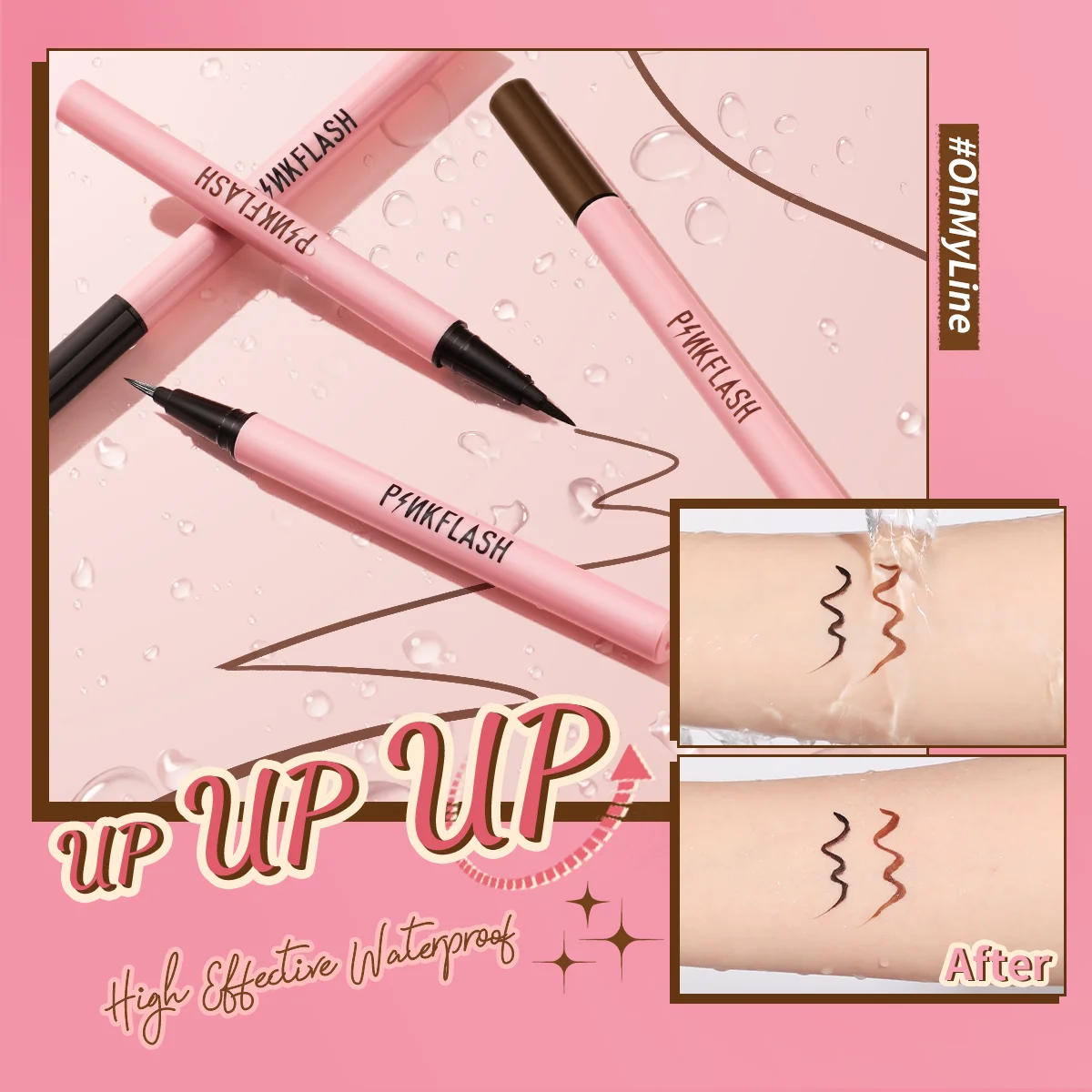 PINKFLASH Full Makeup Set Mascara Eyeliner Face Foundation Lipstick Eyeshadow Waterproof Long-lasting Makeup Base Kit Cosmetics 3