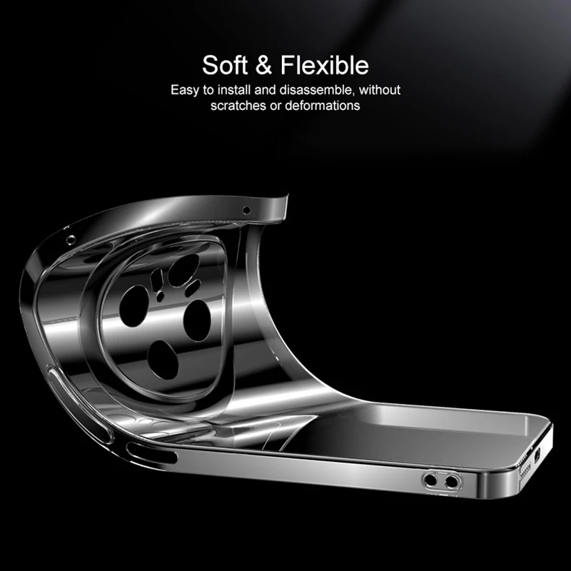 Ultra-Thin Transparent Silicone Shockproof Case