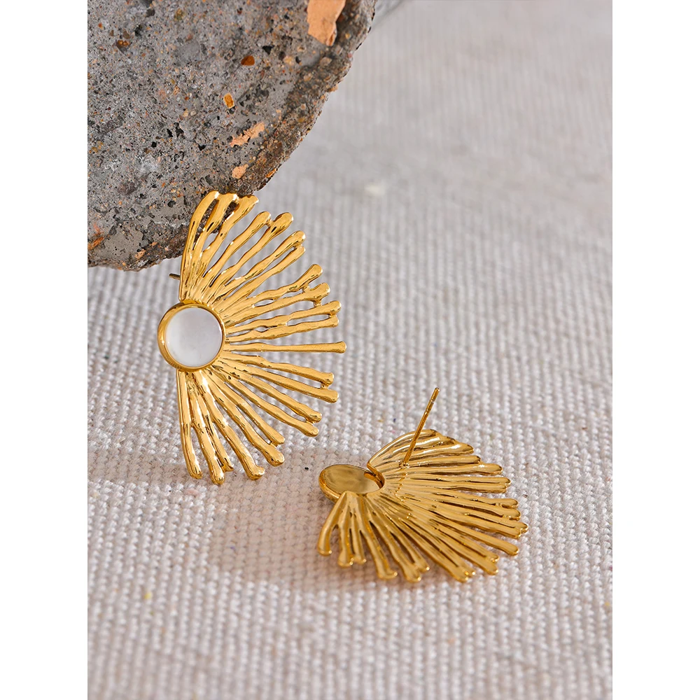 Yhpup Stud Earrings Waterproof for Women