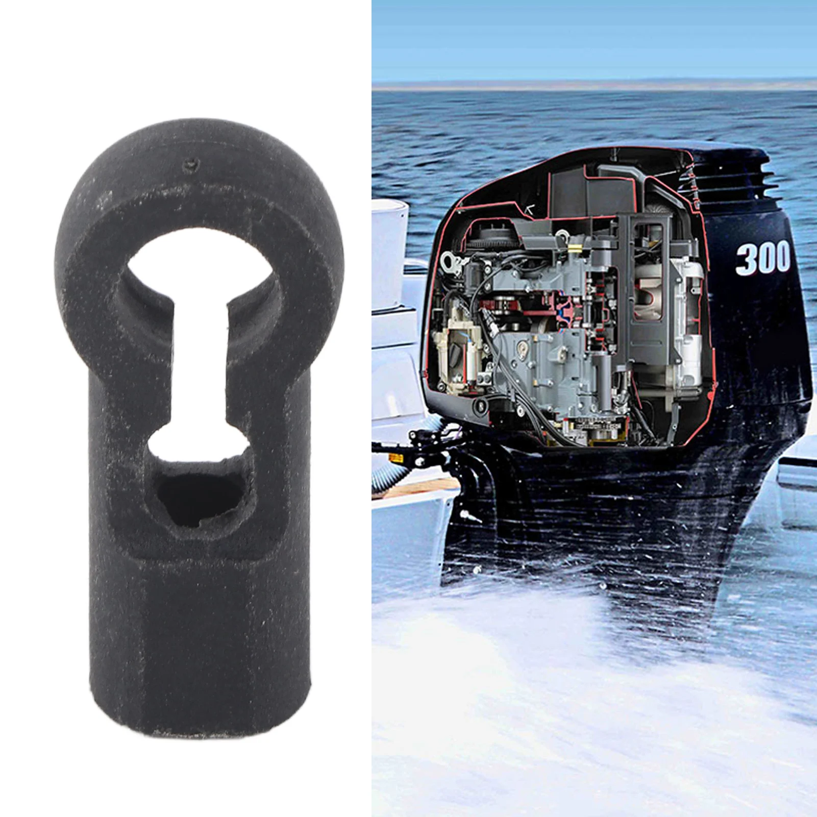 Nylon Joint Link 6H1 41237 00 00 Replacement For Outboard Motor 15-300HP 1984 And Newer