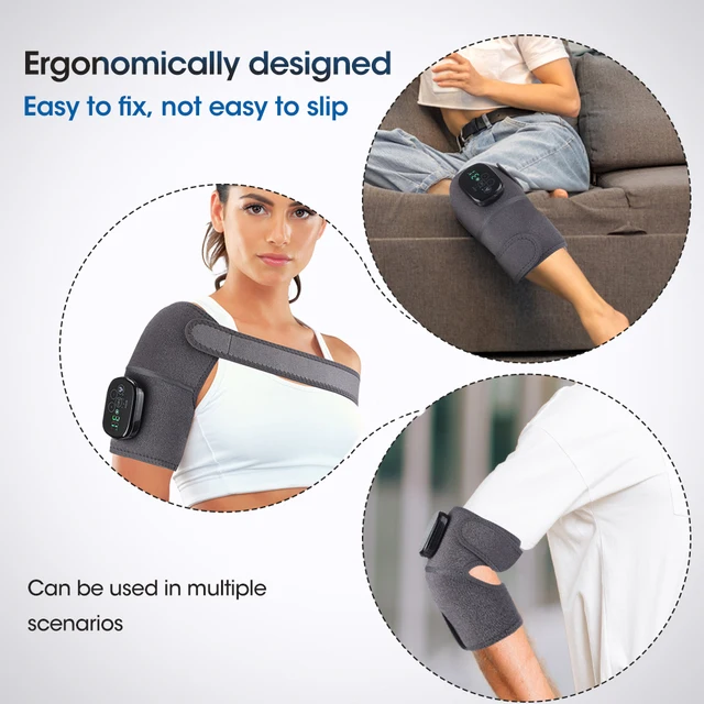 Leg Massagers Electric Knee Massager USB Heating Vibration Infrared  Compress Therapy Elbow Shoulder Knee Massage Pad For Joint Pain Relief  230609 From Dao04, $26.38