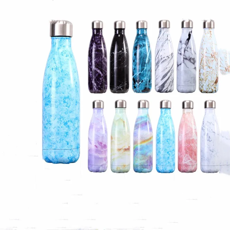 

Women'S Camouflage High Appearance Level Stainless Steel Thermos Cups Fashion Sports Portable Outdoor Hot Water Bottle 500ml