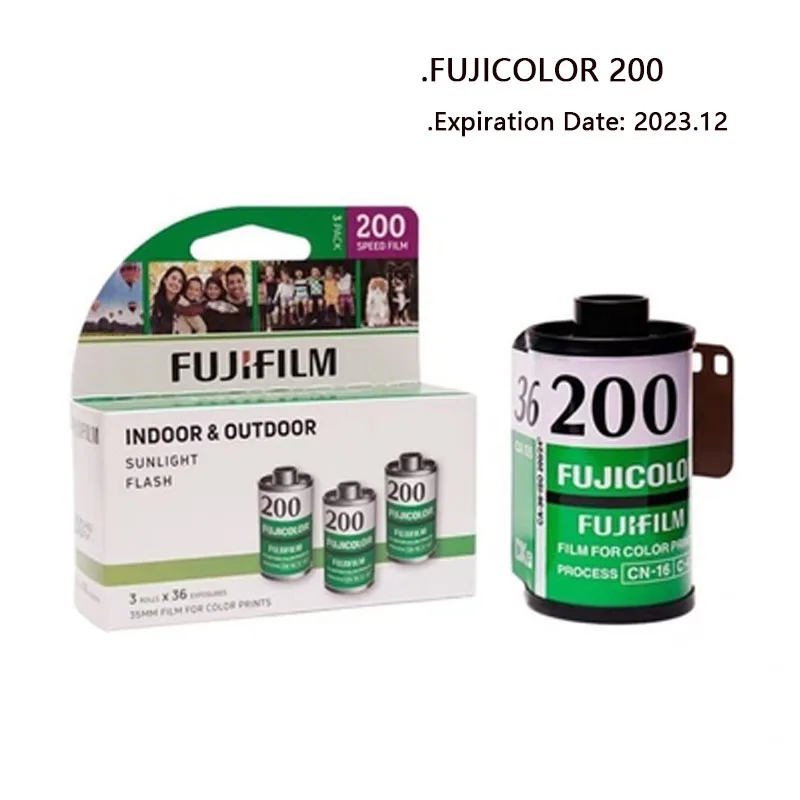 35mm 필름 36매입 오리지널 후지필름 FUJI COLOR C200 필름 네거티브 (코닥 135 필름 카메라 M35/M38/F8/F9/H35/H35N 용)