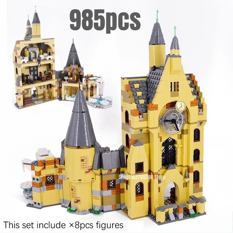 985Pcs Clock Tower Model Building Blocks Mattoni Fit 75948 Giocattoli Educativi Per Bambini
