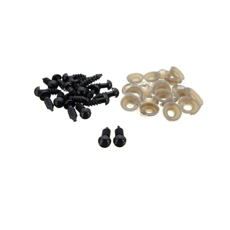 Eyeball Doll Accessories Plastic Safety Eyes 5/6/7/8/9/10/12/14/16/18/20/22/24mm 50pcs For Toys DIY