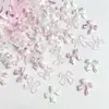 50pcs 3D Sweet Pearly Glossy Ribbon Bow Resin Nail Charms Ballerina Bow Tie Nail Art Decoration Nail Accessories Manicure DIY 1
