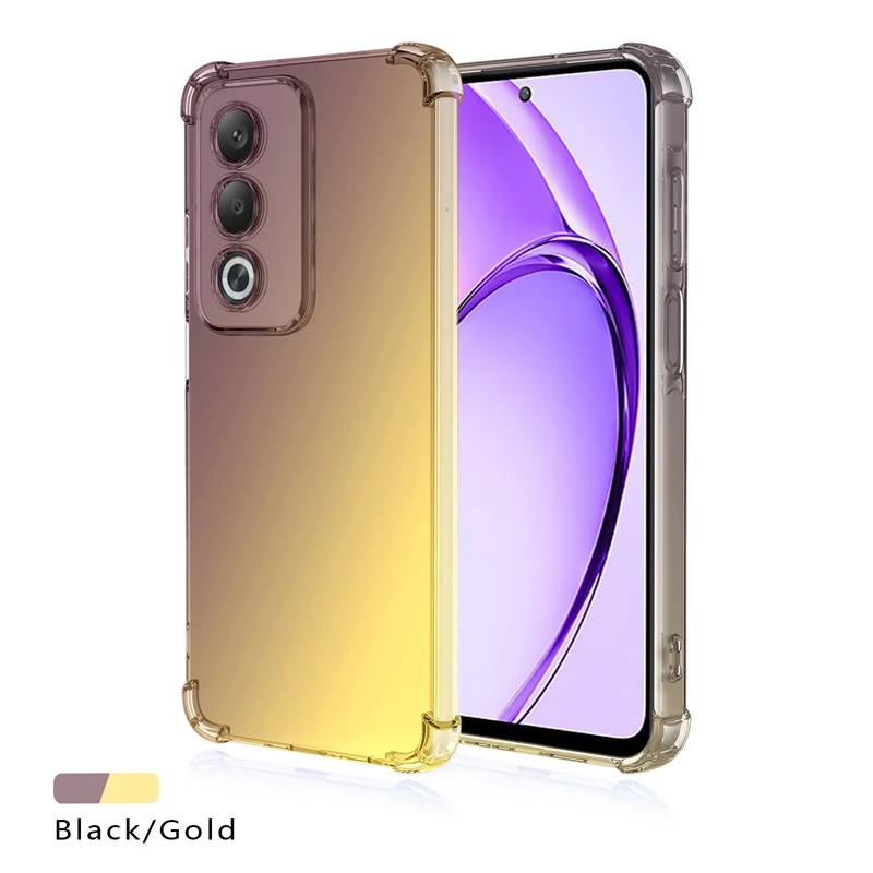 Gradient TPU Shockproof Transparent Protective Case