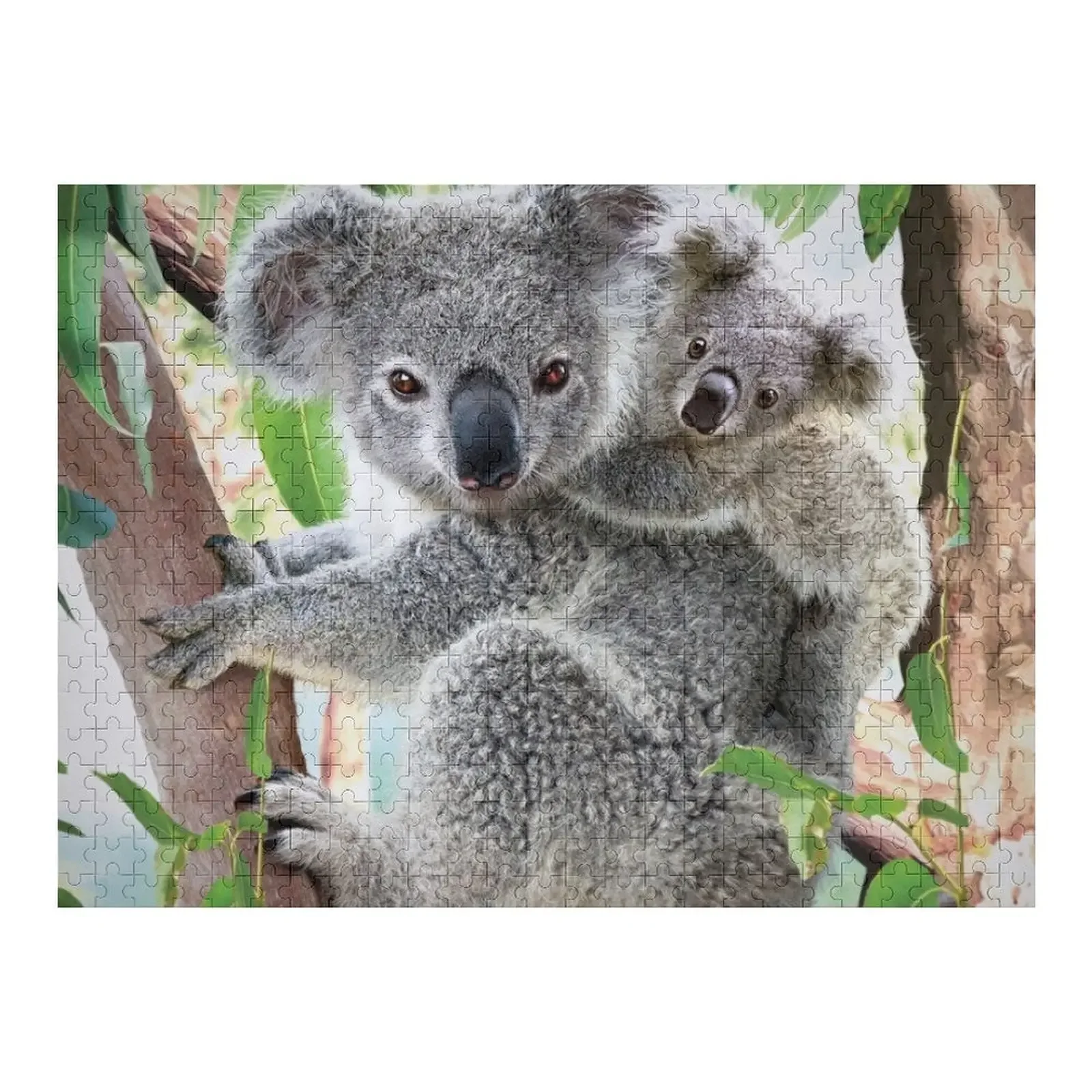 

Koala Cuddles Jigsaw Puzzle Jigsaw For Kids Customized Photo Wooden Compositions For Children Custom Gifts Puzzle