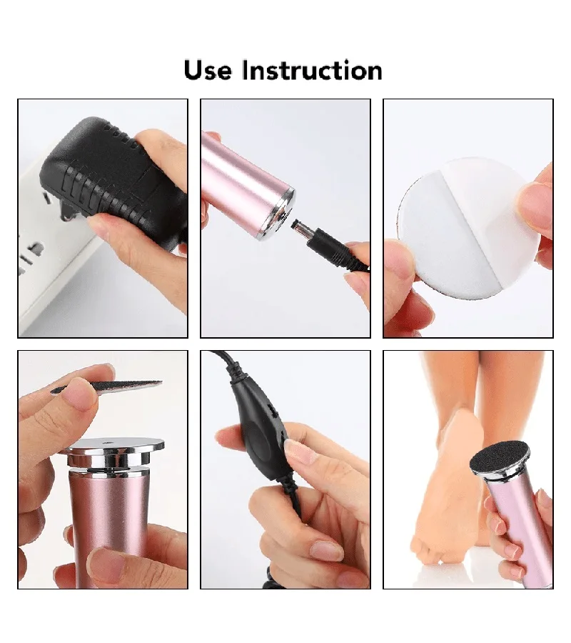 Electric Callus Remover For Smooth Heels Electronic Foot File_voghion.com