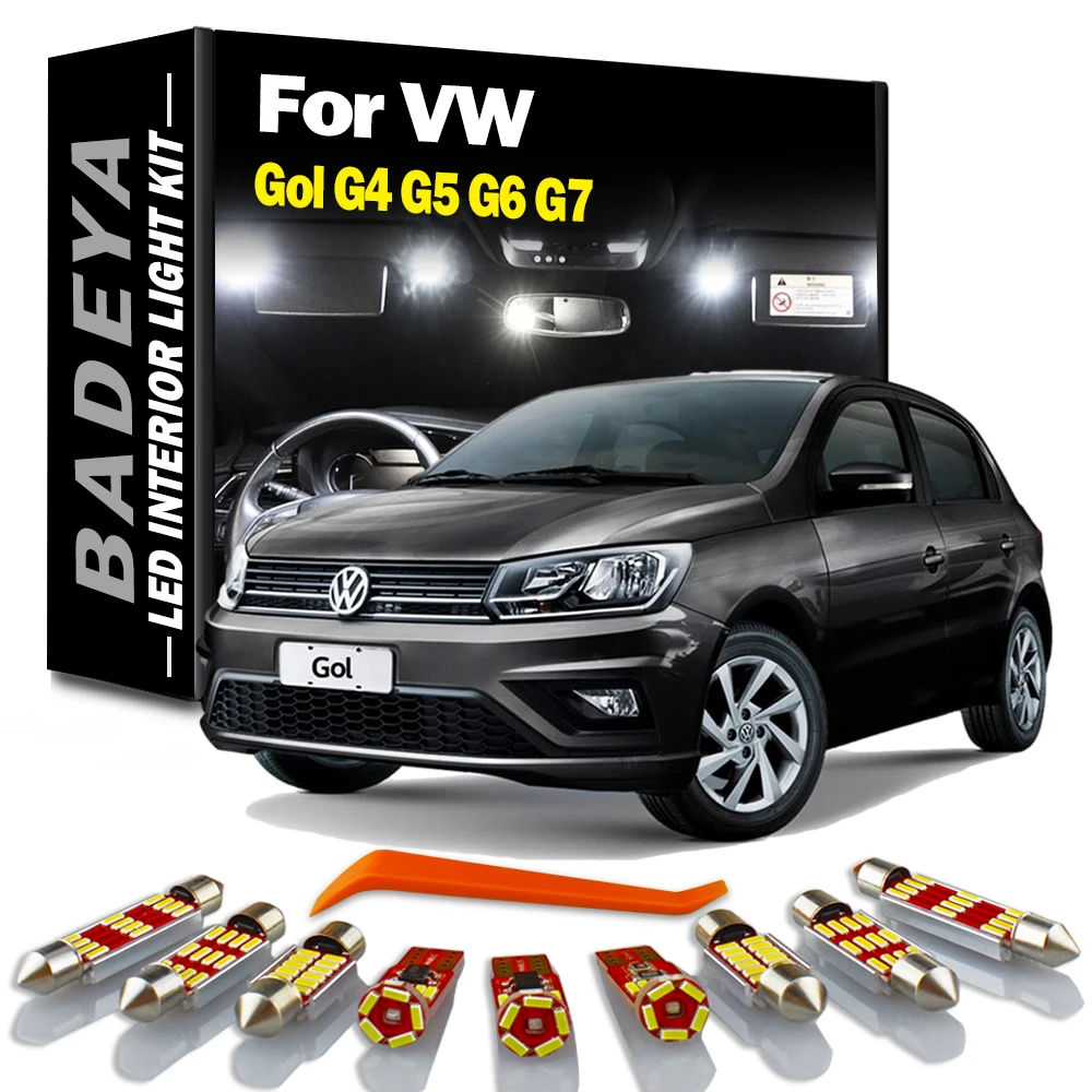 BADEYA-Kit de luz LED Canbus para maletero, accesorios para coche, bombillas Led, sin Error, para Volkswagen VW Gol G5 G6 G7 - AliExpress
