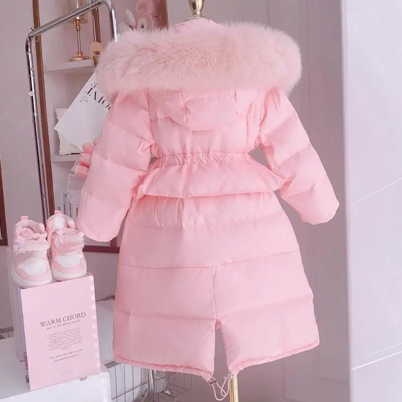 Girls' Winter Hooded Cotton Jacket 2