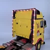 LED Side Lights for Tamiya 1/14 RC Truck Benz Actros 56335 56348 Tractor Trailer  Decoration Back Lamp Bar Degree DIY Parts 4