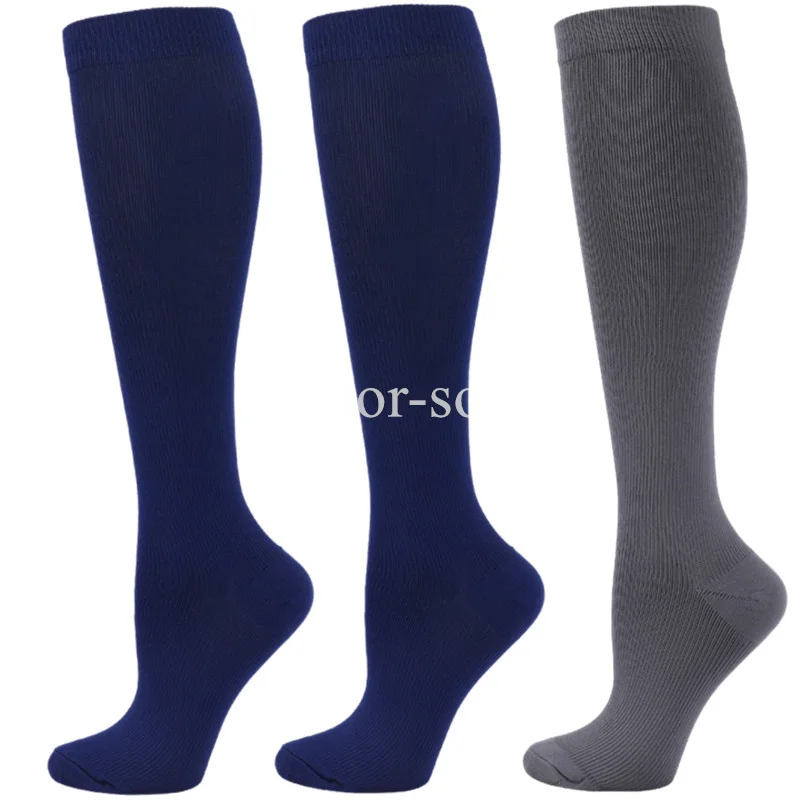 Compression Socks - Knee High, Anti-Fatigue & Pain Relief Stockings for Men and Women (3 Pairs)